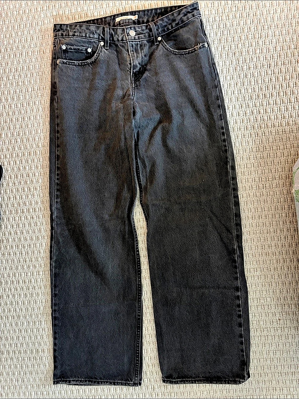 Levi's Black Low-Loose Jeans